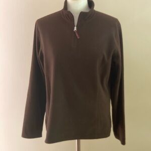The North Face Men's Brown Zip-Up Sweater